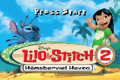 Lilo & Stitch 2 - Haemsterviel Havoc Title Screen